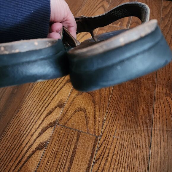 KEEN Sandals Women Size 10.5 Brown Leather Sandals Slip on Flip Flop - Picture 7 of 8